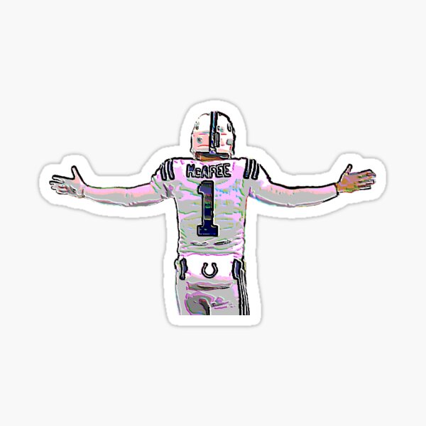 Item preview, Pat McAfee Colts Sticker designed and sold by sport-stickers.