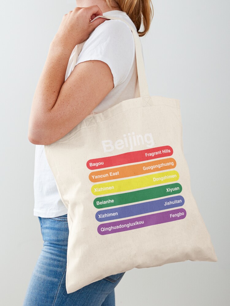 NEW Shopper Pride rainbow flag Printed Tote Bag women Harajuku