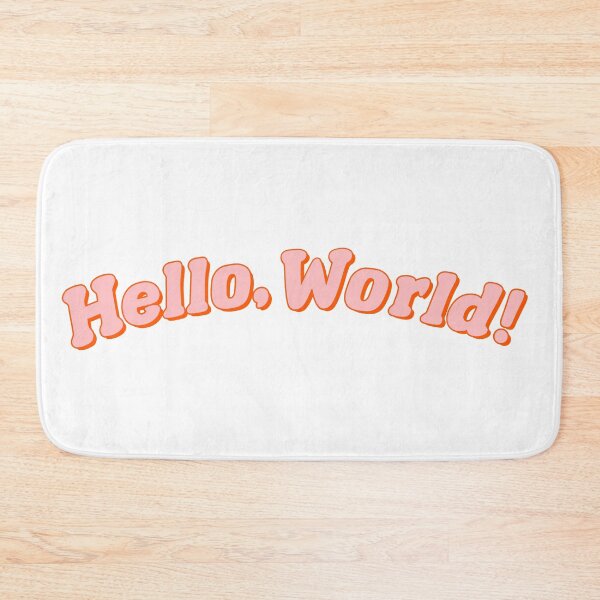 Item preview, Hello World designed and sold by kbrownie23.