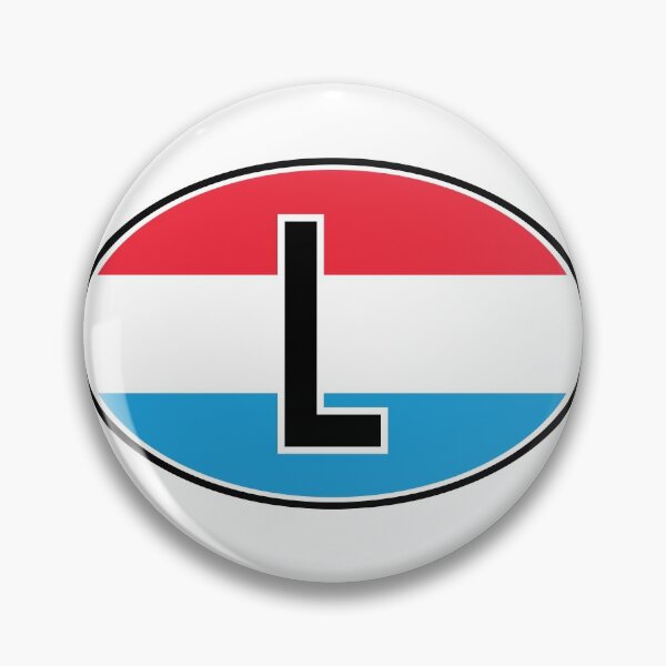 Item preview, Luxembourg International Vehicle Code designed and sold by travelwitheric.