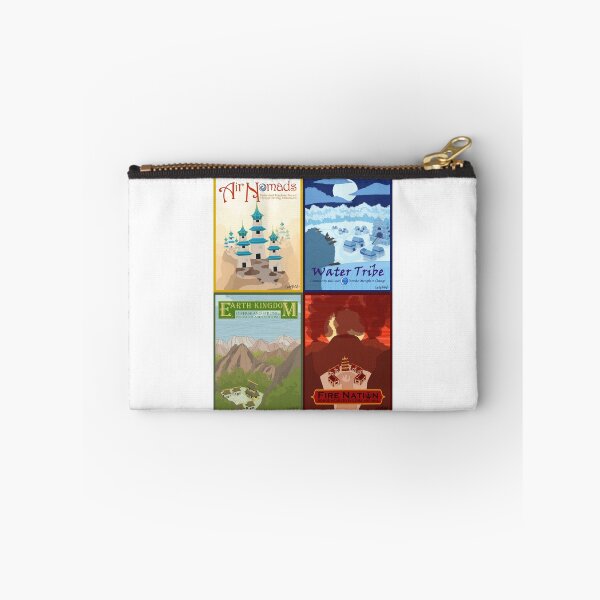 Item preview, Four Avatar Nations Travel Poster designed and sold by cass-ketch.