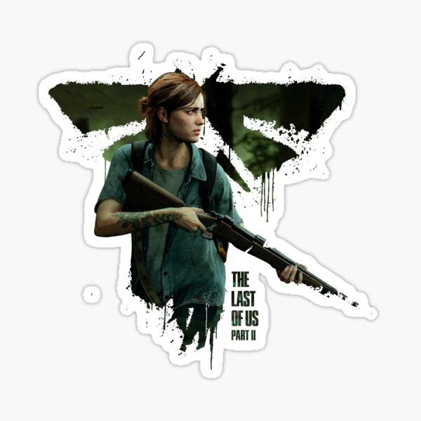 Ellie The Last of Us Part 2 Fireflies Pegatina