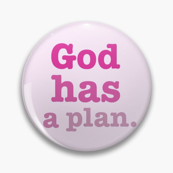 Item preview, God has a plan pink  designed and sold by brenna-renee.