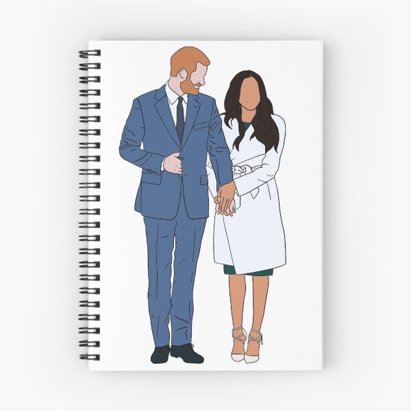 Item preview, Royal Engagement: Harry & Meghan designed and sold by mollydrawsstuff.