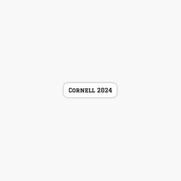 "Cornell Class of 2024" Sticker for Sale by collegespirits Redbubble