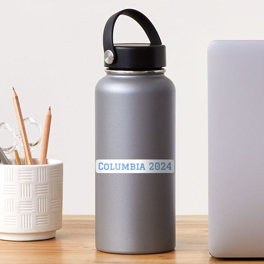 "Columbia Class of 2024 " Sticker by collegespirits Redbubble