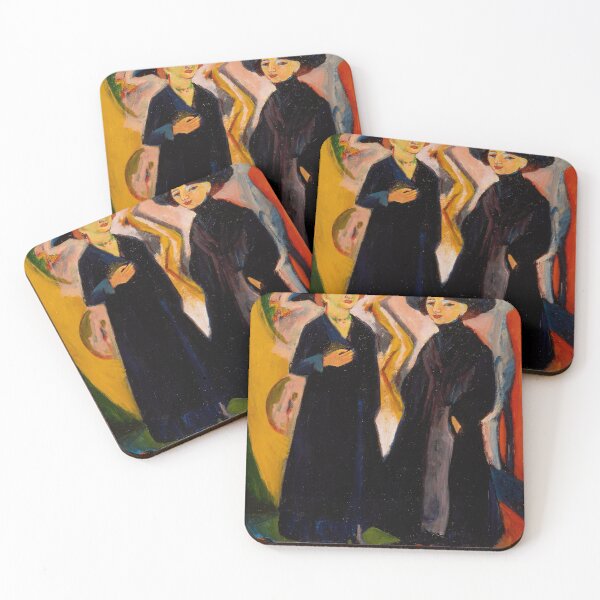 Item preview, Painting Art, Ernst Ludwig Kirchner, Modern Art Paintings Artwork, Two Women designed and sold by SasyJamArt.