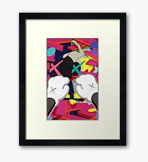 Kaws Paws Framed Print