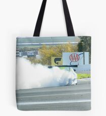burning rubber Tote Bag