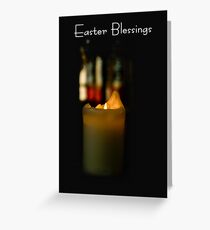Church Candle Easter Card Greeting Card