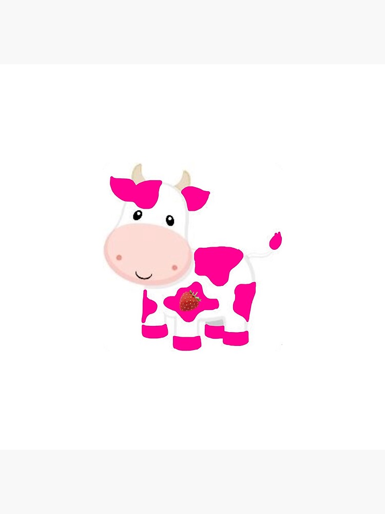 "cute pink cow print " Canvas Print for Sale by cutexstickers0 Redbubble