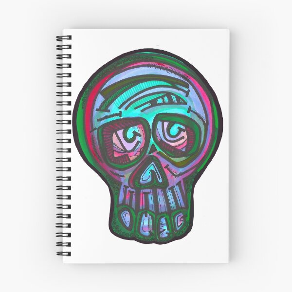 Item preview, Thoughtful solo green skull  designed and sold by theclecticfunk.
