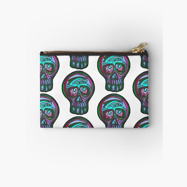 Item preview, Thoughtful solo green skull  designed and sold by theclecticfunk.
