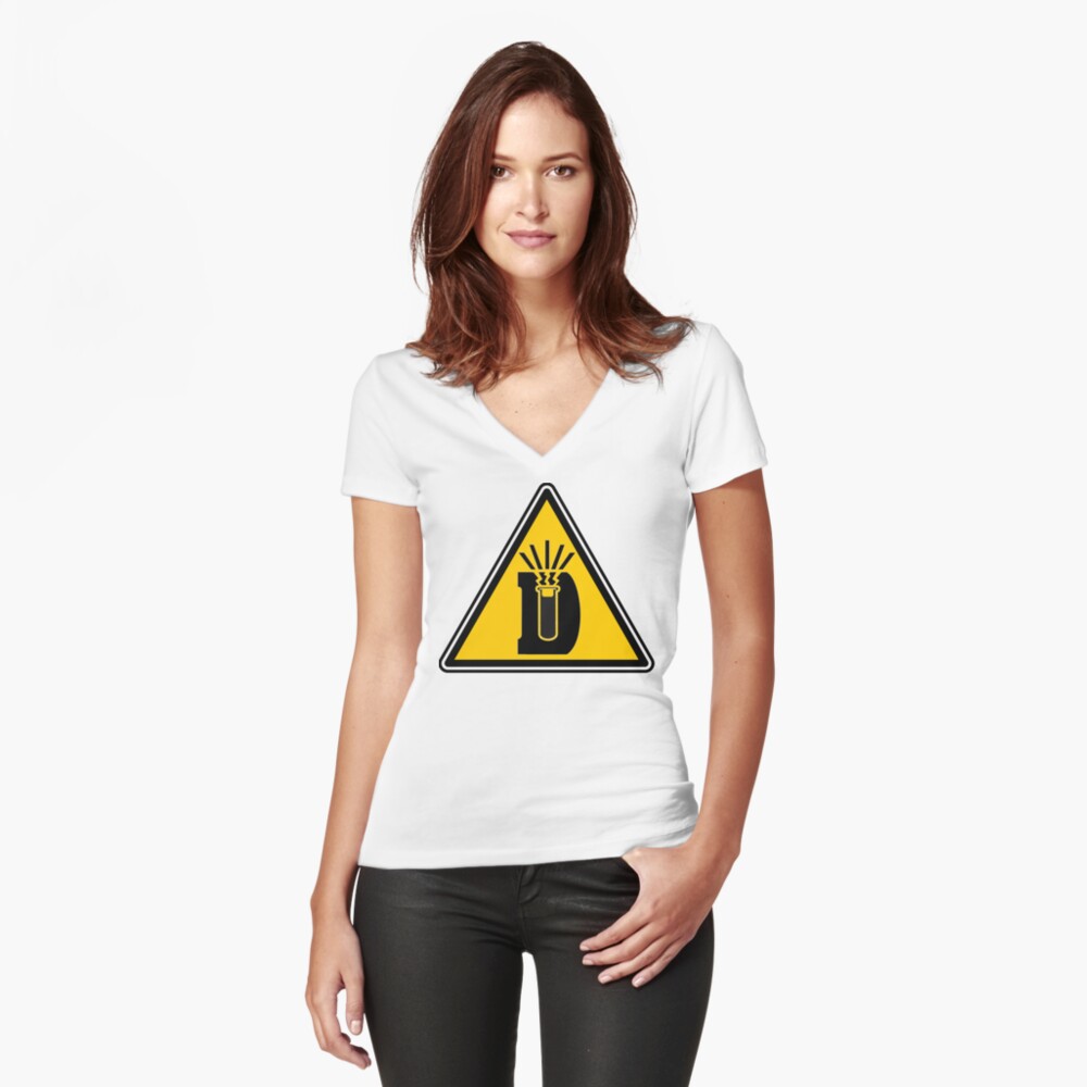 Item preview, Fitted V-Neck T-Shirt designed and sold by DNAtured.