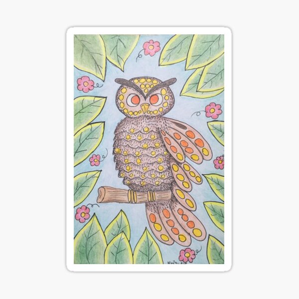 Item preview, Cheerful Owl designed and sold by Maritza624.