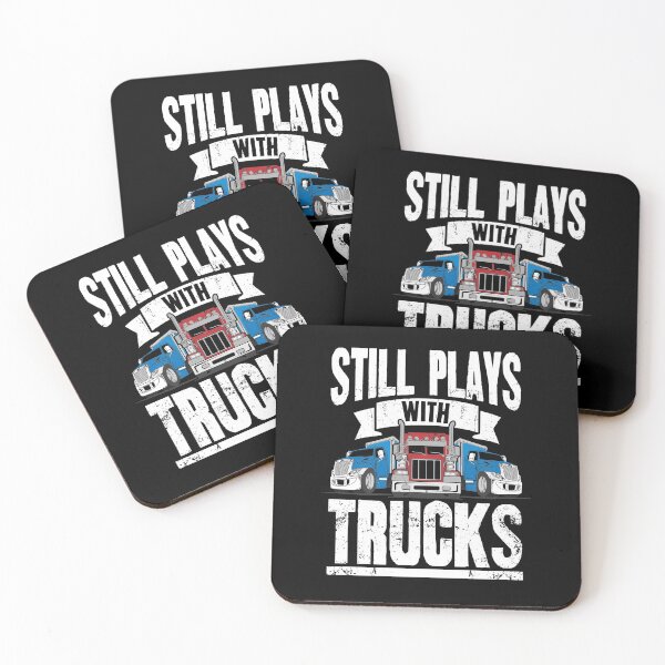 Item preview, Still Plays With Trucks Trucker designed and sold by Captain Mood.