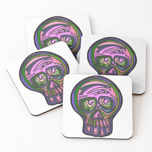 Item preview, Thoughtful purple solo skull  designed and sold by theclecticfunk.