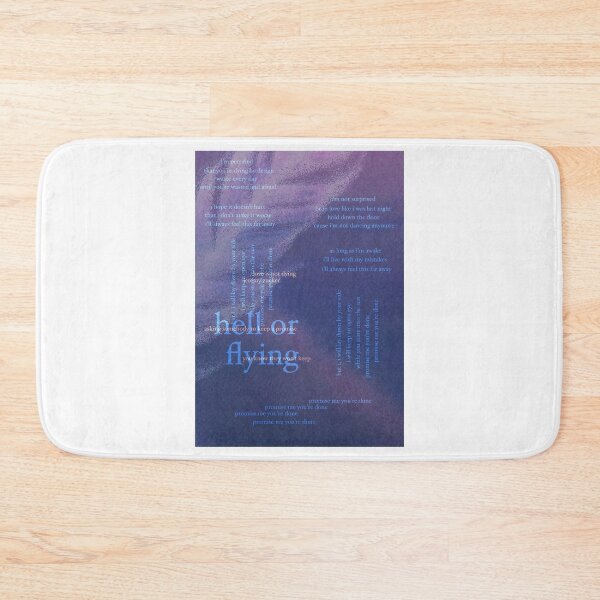 Item preview, hell or flying - love is not dying jeremy zucker typographic designed and sold by hilariffic.