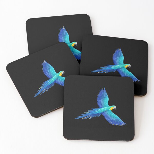 Item preview,  Lovely blue parrot flying funny gift birds lovers  designed and sold by Martin-bivert.