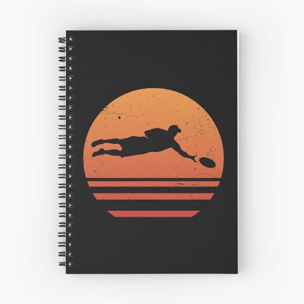 Item preview, Retro Ultimate Frisbee Player Sunset designed and sold by EstelleStar.
