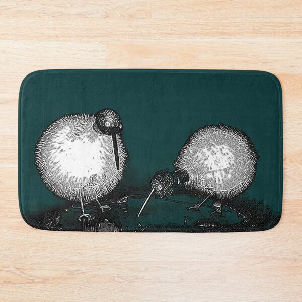 Item preview, STEAMPUNK KIWI BIRDS DRINKING FROM AN OIL POOL CARTOON ARTWORK  designed and sold by Jane Holloway.