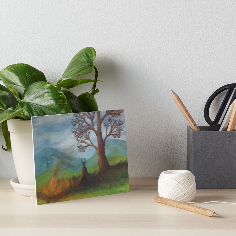 Item preview, Art Board Print designed and sold by WyldArt.