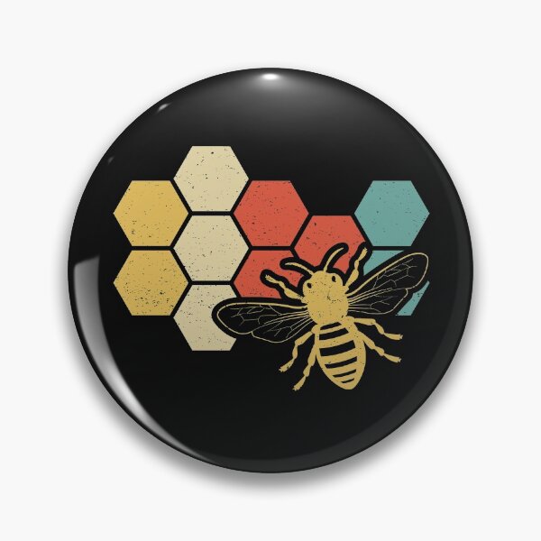 Item preview, Retro Vintage Bee & Honeycomb for Beekeepers designed and sold by EstelleStar.