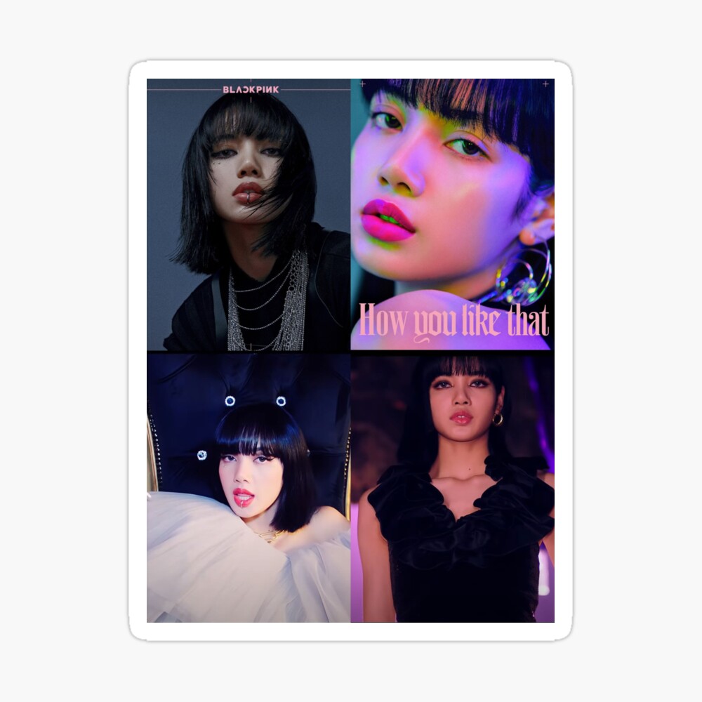 Lisa How You Like That Bp Blink Poster By Seoulkpop Redbubble