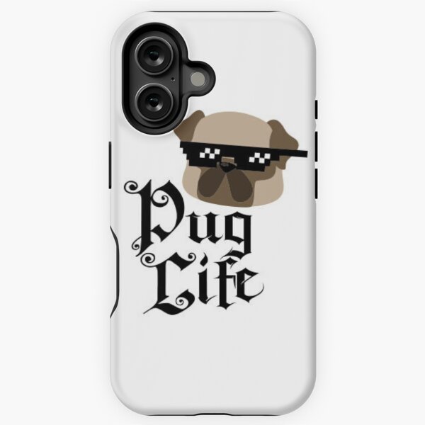 Vista previa del artículo con la obra «Perro Pug Life», diseñado y vendido por Yutthana984.
