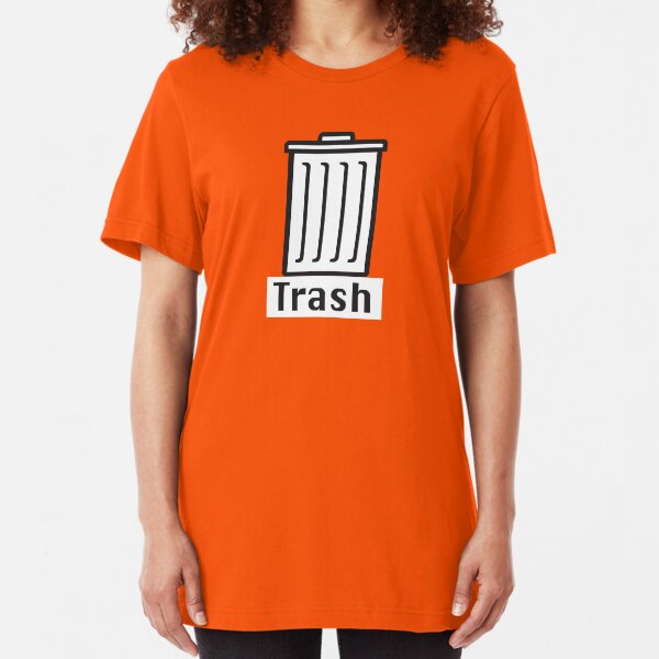 Retro Classic Mac Trash Slim Fit T-Shirt