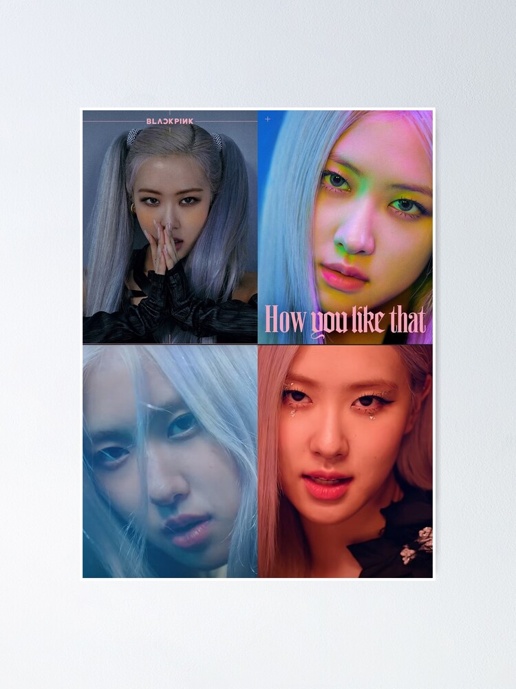 Rose How You Like That Poster By Seoulkpop Redbubble