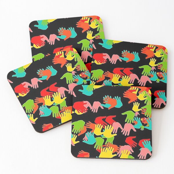 Item preview, Colourful Handprint Pattern designed and sold by Arte Para Rebaja.
