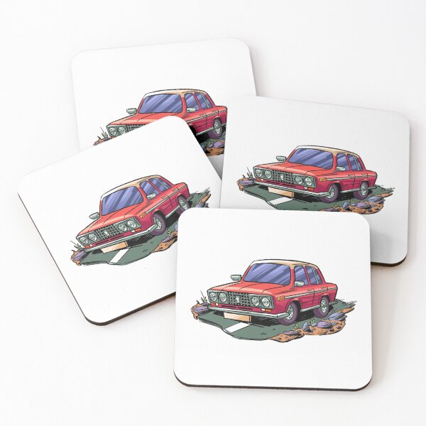 Item preview, Cartoon LADA VAZ classic russian car | Fiat designed and sold by Endless Drive FM.