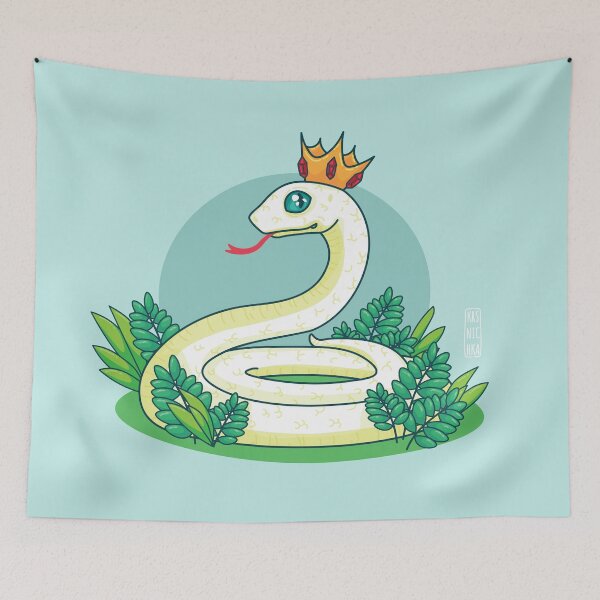 Aperçu de l'œuvre Reine du serpent blanc créée et vendue par Špela Cvajnar.