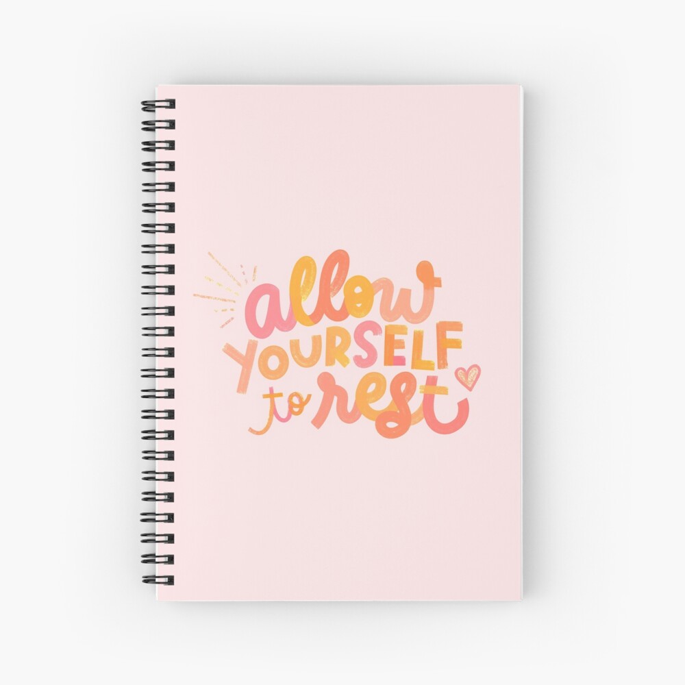Rest Spiral Notebook