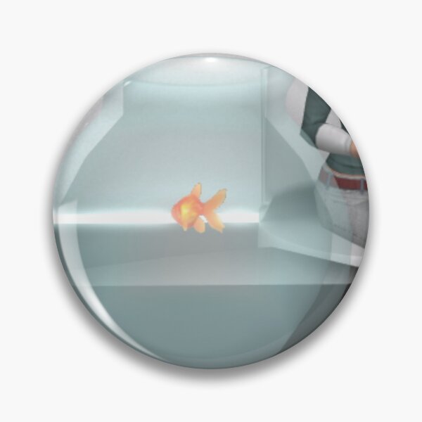 Item preview, swimmy the goldfish swimming in fishbowl in second life office i made 2 designed and sold by The Poette.