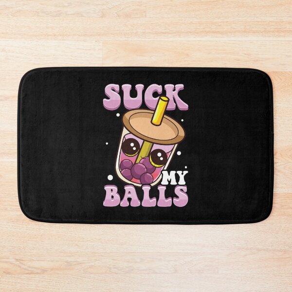 Item preview, Cute & Funny Suck My Balls Boba Tea Pun designed and sold by perfectpresents.