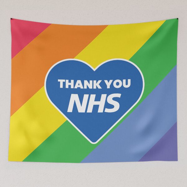 Item preview, Thank You NHS Rainbow designed and sold by joycolor.