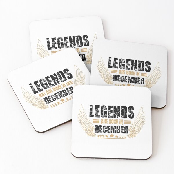 Item preview, Legends are born in December - Add your Names designed and sold by gpsapparel.