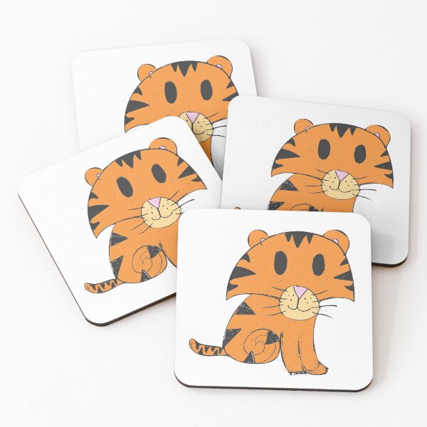 Item preview, cute tiger designed and sold by graphicgal.