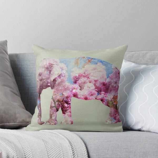Item preview, cherry blossom elephant designed and sold by Vin  Zzep.
