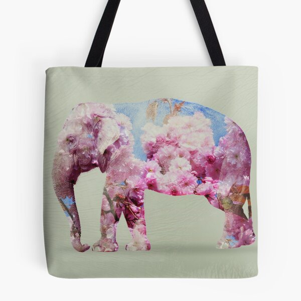 Item preview, cherry blossom elephant designed and sold by Vin  Zzep.