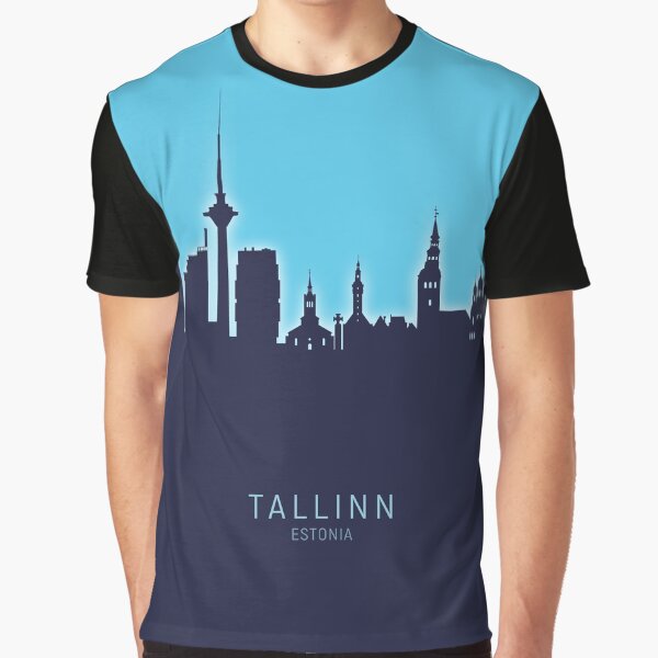 Item preview, Tallinn Estonia Skyline designed and sold by ArtPrints.