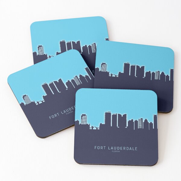 Item preview, Fort Lauderdale Florida Skyline designed and sold by ArtPrints.