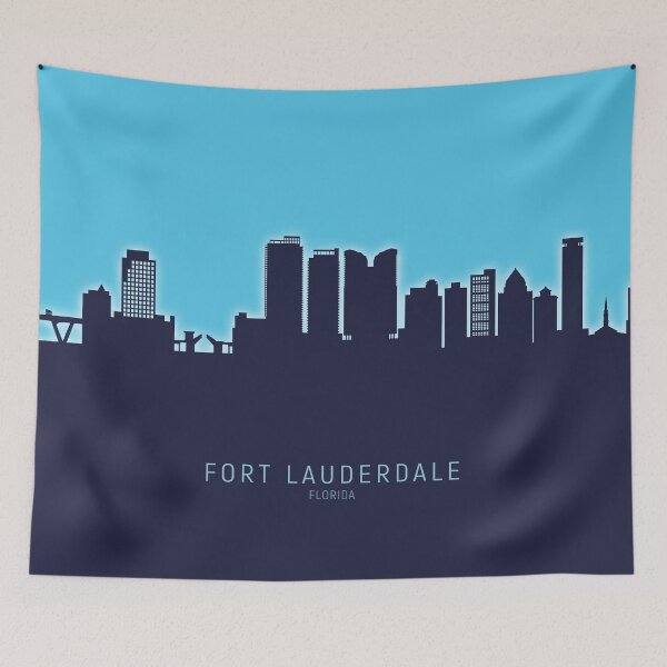 Item preview, Fort Lauderdale Florida Skyline designed and sold by ArtPrints.
