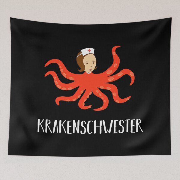 Artikelvorschau, Krakenschwester Krakenschwester Geschenkidee entworfen und verkauft von Argentini.