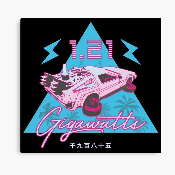 Back to the 80s Canvas Print