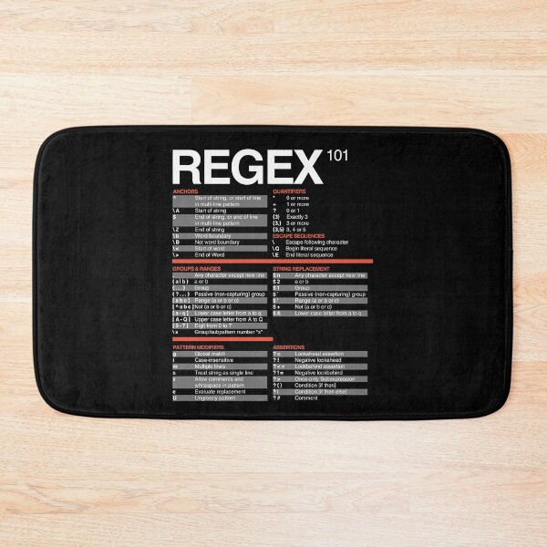 Item preview, Regex Cheatsheet - Regular Expressions 101 - Computer Teacher designed and sold by isstgeschichte.