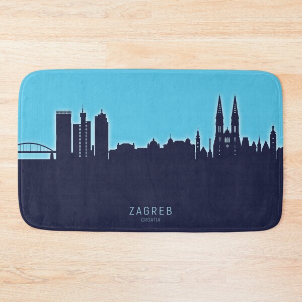 Item preview, Zagreb Croatia Skyline designed and sold by ArtPrints.