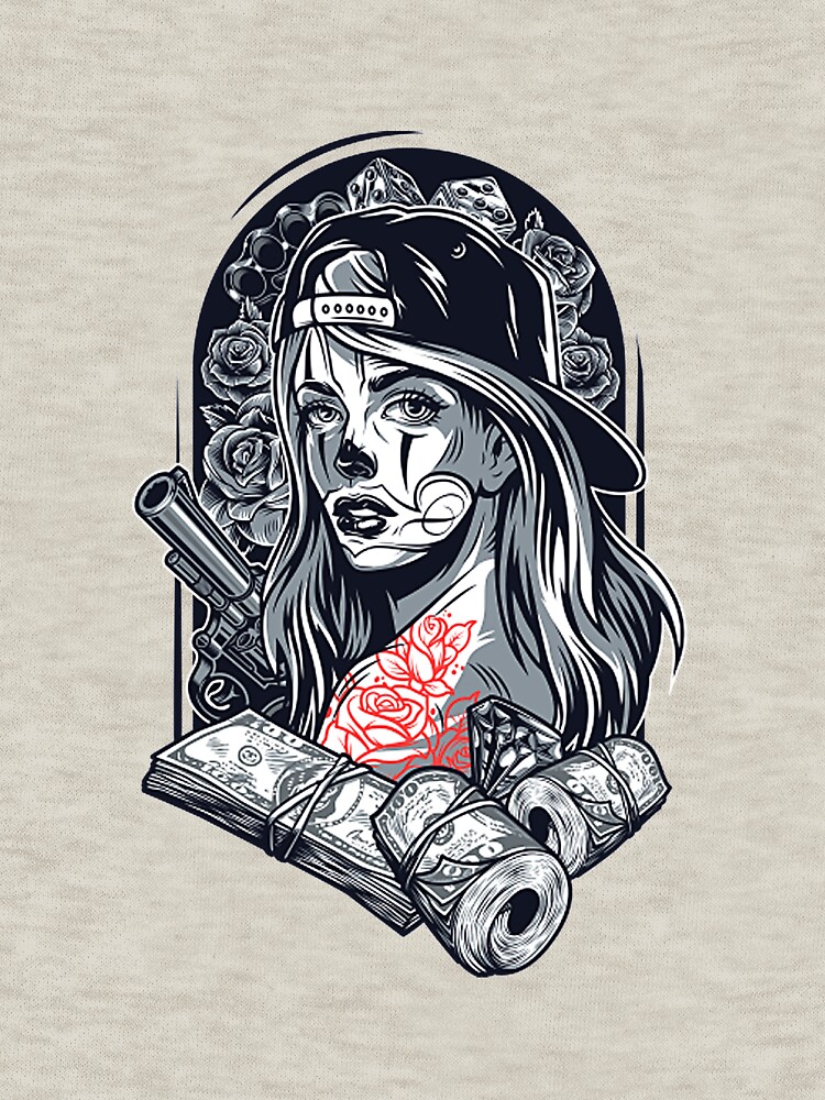 "Vintage chicano Vintage" Zipped Hoodie by felixharper332 Redbubble